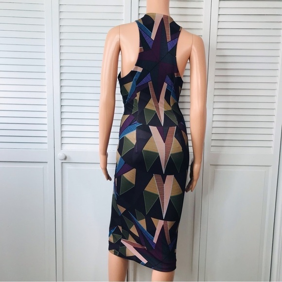 MARA HOFFMAN Olive Compass Cross Front Dress Size XS - Picture 5 of 9